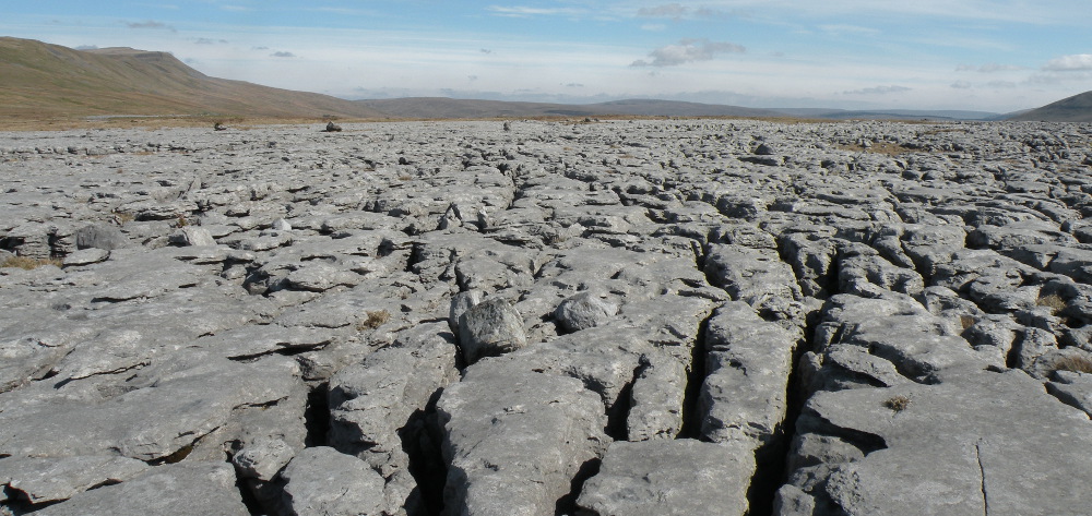 Limestone pavement on Scales Moor